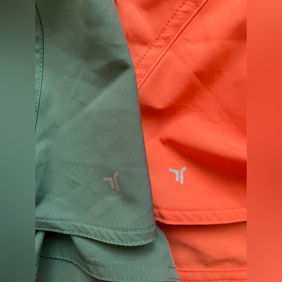 Old Navy Active Stretchtech Dry Quick Women Green Orange Set 2 Shorts Size S - Picture 10 of 10